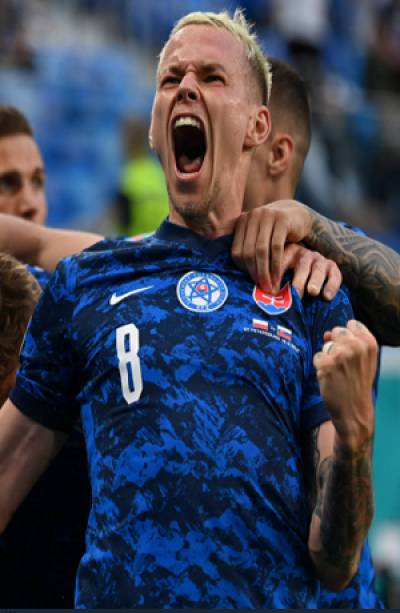 Euro 2020: Eslovaquia dio la sorpresa y derrota 2-1 a Polonia con Lewandowski