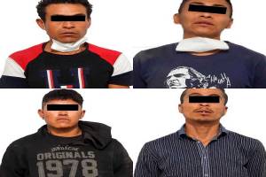 Banda de ladrones es atrapada en Puebla