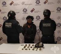Sujeto con 25 envoltorios de droga es detenido en el municipio de Vicente Guerrero