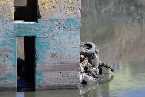 FOTOS: Localizan cadáver en la zona del Puente Negro