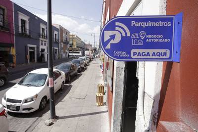 Parquímetros en Puebla: un mes sin multas por periodo de adaptación