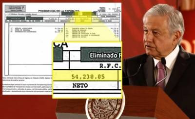 AMLO: este es su recibo de nómina