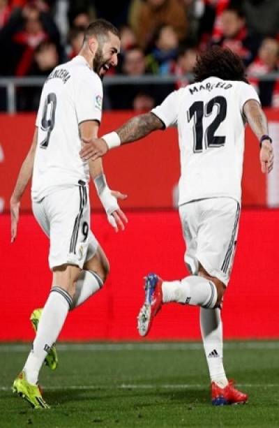 Real Madrid derrotó 3-1 al Girona y está en semis de la Copa del Rey