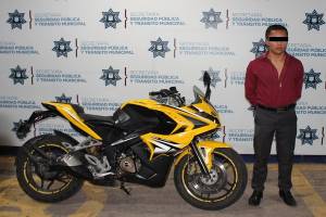 Ladrón de motocicletas fue capturado en San Baltazar Campeche