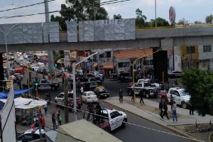 Rijosos fueron detenidos en Amalucan por agredir a policías