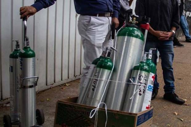 Delincuencia ya trafica tanques de oxígeno: Segob