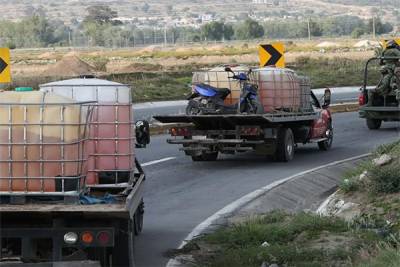 Sedena decomisó 67 litros de huachicol por día en Venustiano Carranza en 2019