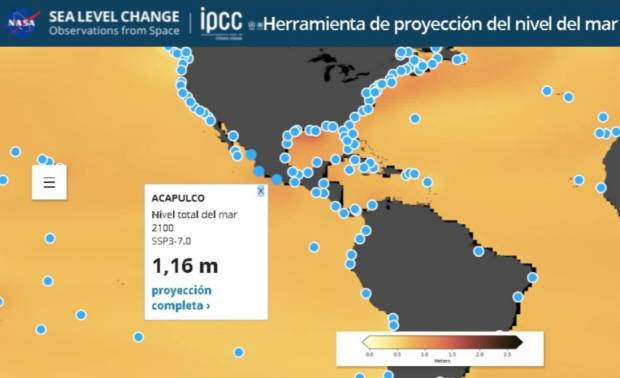 Calentamiento global amenaza a las playas más famosas de México: NASA