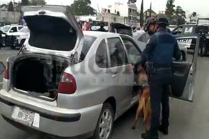 Operativo policial entre Puebla, Tlaxcala y la Guardia Nacional en la Vía Corta a Santa Ana