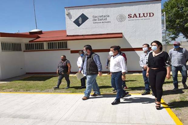 San Pedro Cholula: Arriaga entrega rehabilitación del Centro de Salud en Acuexcomac