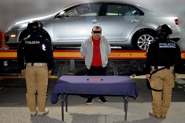 Se dedicaba a saquear vehículos y es capturado en Prados Agua Azul