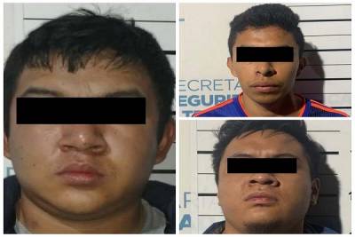 Tres asaltantes de transeúntes fueron detenidos en San Antonio Abad