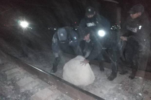 Policía Auxiliar frustró saqueo a tren en Cañada Morelos