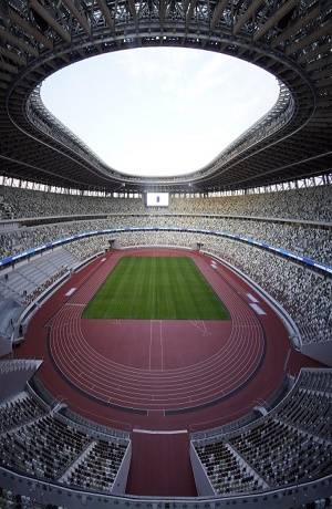 Estadio Olímpico de Tokio está listo para los JO