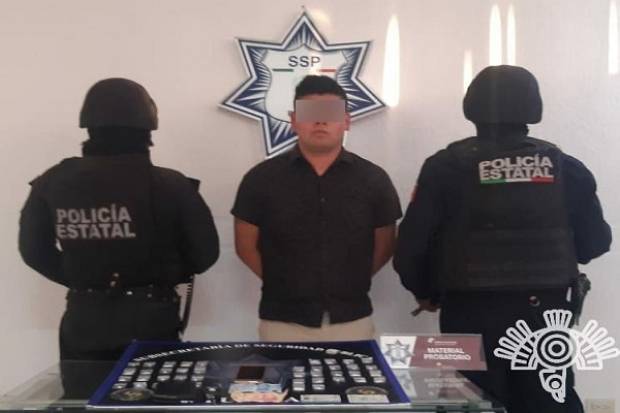 Detienen a &quot;El Zavaleta&quot;, distribuidor de drogas en Xonaca