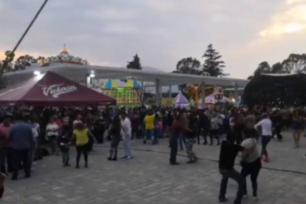 Roban más de un millón de pesos en asalto a oficinas de la Feria de Puebla