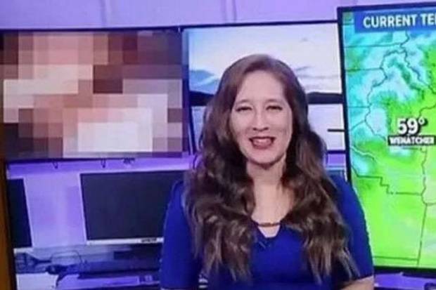 Televisora pasa video porno durante la sección del clima