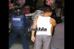 Guardia Nacional y SSC Puebla realizaron operativo en La Fayuca