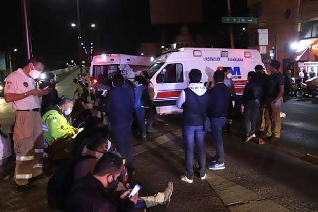 Transporte público en Puebla suma 46 heridos en accidentes