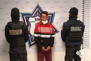 SSP Puebla detiene a El Furcio, narcomenudista de la colonia Guadalupe Hidalgo