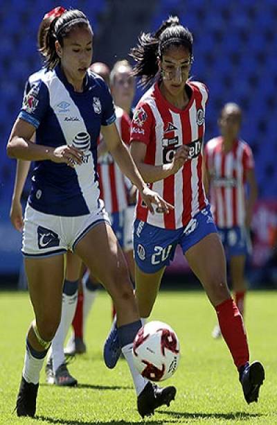 Puebla Femenil empató 1-1 ante Atlético San Luis en el Cuauhtémoc
