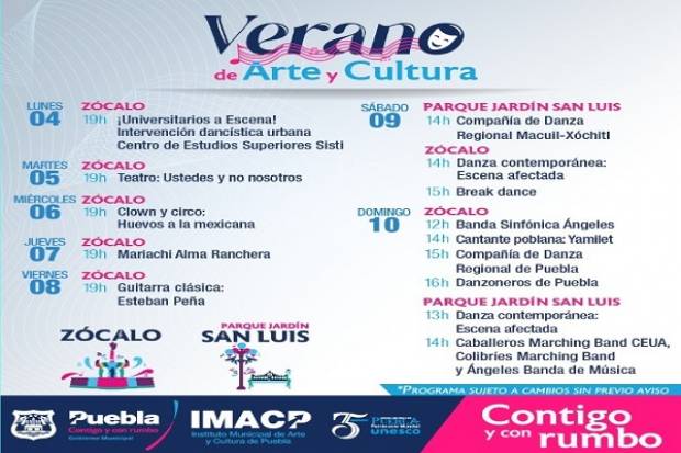 Actividades culturales en Puebla para disfrutar este fin de semana
