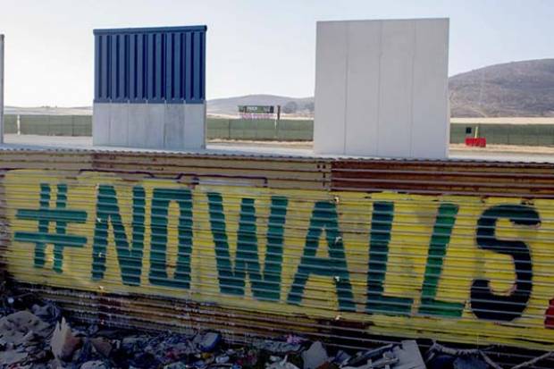 Trump planea ahora muro de acero en lugar de concreto