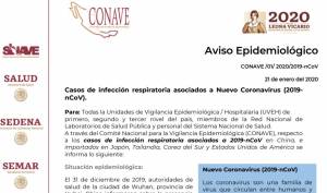 Este es el aviso epidemiológico por el coronavirus en México