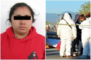 Mujer y menor viajaban con cadáver encajuelado desde CDMX para tirarlo en Puebla