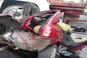 Carambola de siete vehículos dejó dos muertos en las Cumbres de Maltrata
