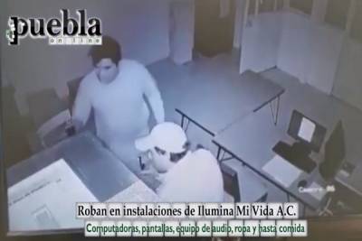 Atracan oficinas de la Asociación Ilumina mi Vida en Puebla