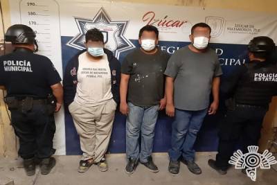 Banda de ladrones son capturados cuando atracaban Coppel en Izúcar de Matamoros