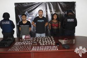 SSP Puebla capturó a cómplices de &quot;El Moi&quot; con 250 dosis de droga