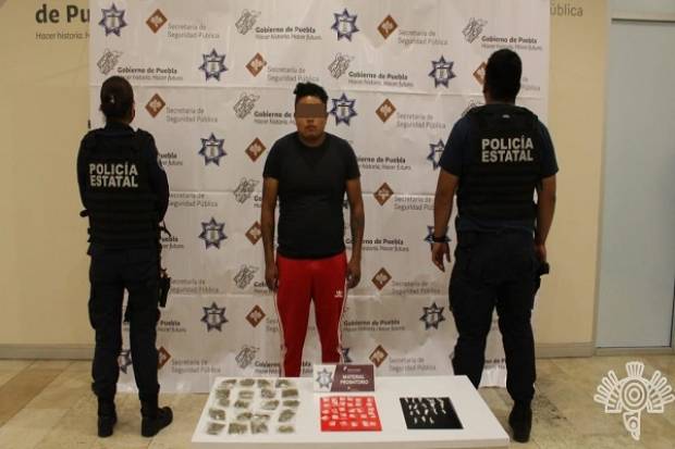 Policía Estatal aprehendió a cómplice de &quot;El Croquis&quot;, vendedor de drogas en Puebla