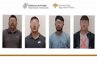 Detienen a extorsionadores colombianos del &quot;gota a gota&quot; en Puebla