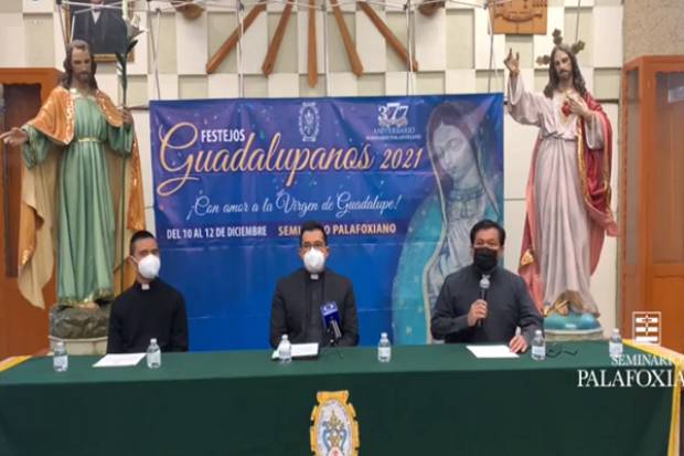Con restricciones, festejos guadalupanos en el Seminario Palafoxiano del 10 al 12 de diciembre
