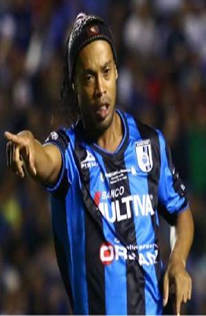 Ronaldinho estará en el regreso de afición al futbol en La Corregidora de Querétaro