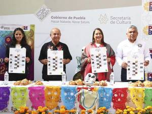 Cultura y Turismo presentan cartelera para Día de Muertos en Puebla