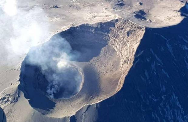 Volcán Popocatépetl, detectan domo de lava de 250 metros