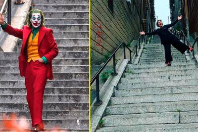 Las escaleras de Joker, nuevo ícono de Nueva York
