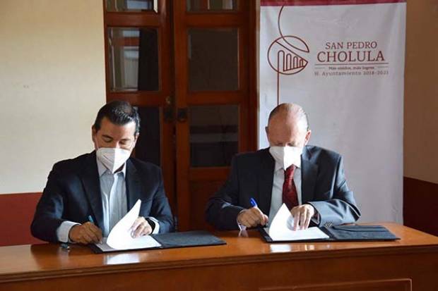 Gobierno de San Pedro Cholula firma convenio con Asociación de Mediadores del estado