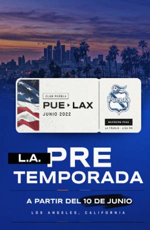 Club Puebla anuncia pretemporada en Los Ángeles, EU