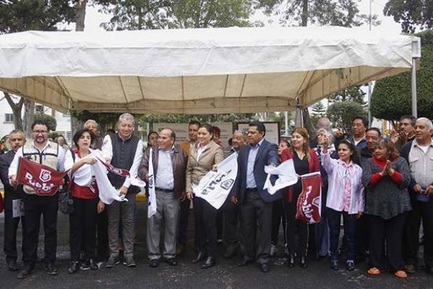 El ayuntamiento de Puebla inicia trabajos de remodelación del alumbrado público