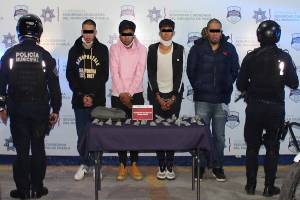 Banda de narcomenudistas es desarticulada por Seguridad Ciudadana de Puebla