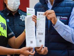 Así funciona el pago de infracción vial en sitio en el municipio de Puebla
