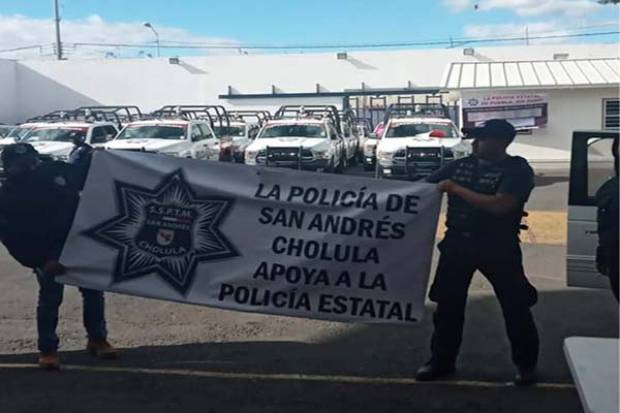Elementos de seguridad de Karina Pérez, se sumaron al paro de la Policía Estatal