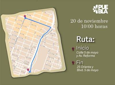 Esta es la ruta del desfile del 20 de Noviembre en Puebla; participarán estudiantes