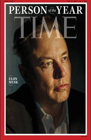 Revista TIME elige a Elon Musk como la persona del año 2021