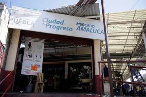 Sólo hay dinero para mantenimiento y no remodelación del mercado Amalucan: Rivera