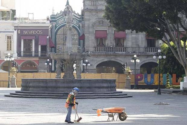 INAH evalúa hallazgos en el zócalo de Puebla